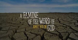 July 05 – Friday – Famine of Hearing Word of God - Wilson SVD
